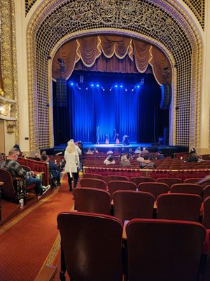 Main floor, row Q view