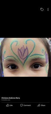 Faces paint fun!