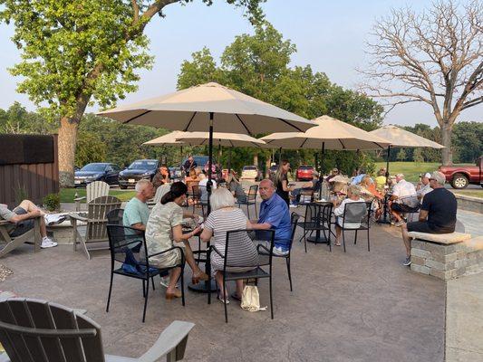 Patio near 1st tee box