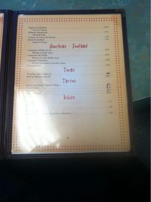 Breakfast and Lunch Menu