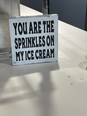 Sprinkles for frozen yogurt