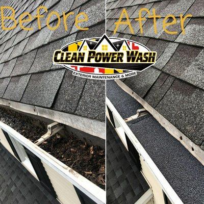 Gutter cleaning and gutter filter installation