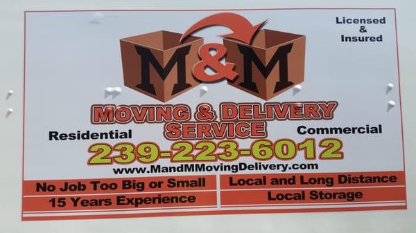 M&M Moving & Delivery