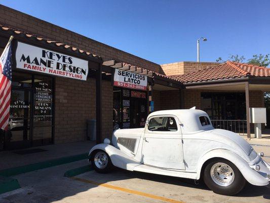 We get cool cars too! Cool haircuts & cool cars!