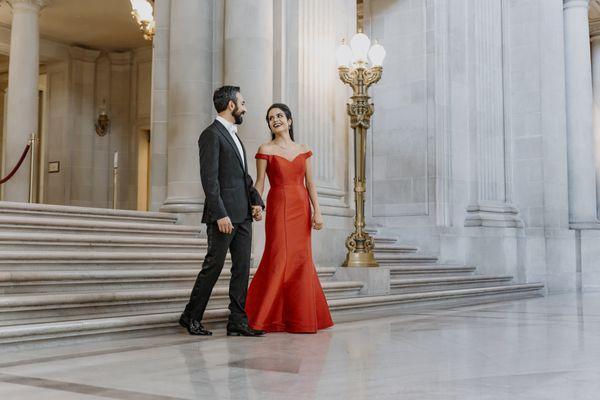 A beautiful San Francisco City Hall Wedding.