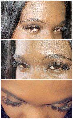 Soft, subtle and natural looking eyelash extensions for a every day or a special occasion kind of day!