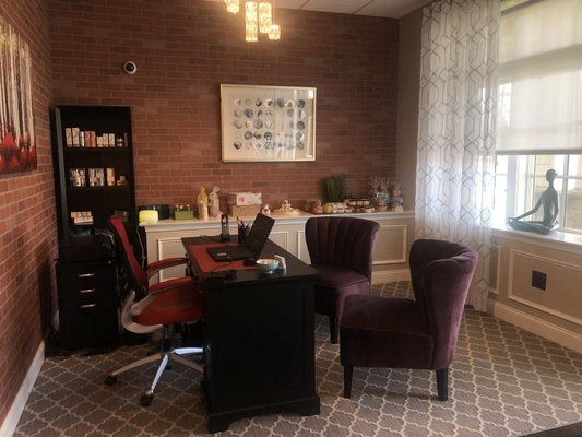 Come book an appointment in our receptionist area!