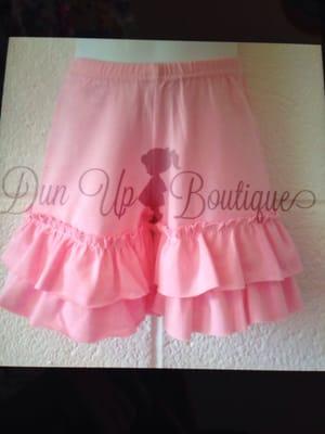 Super cute double ruffle shorts