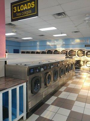 3 load row of Magic Cycle Laundry.