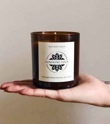 Natural Soy candles with a Nag Champa, Vanilla and Musk blended scent. They are hand poured in Chicago, USA by our son.