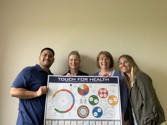 Now an official Touch for Health provider. Truly enjoy doing this work and helping people heal and feel better