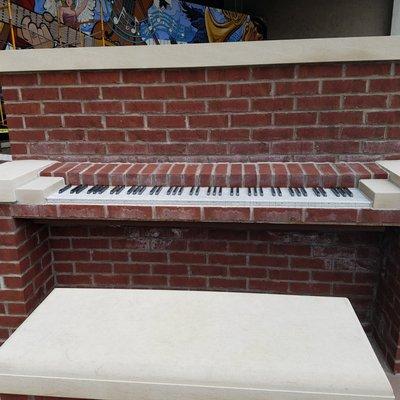 Brick Piano by Mark Nicklasch 2018