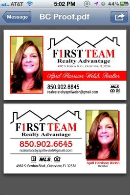 April Welsh - First Team Realty Advantage