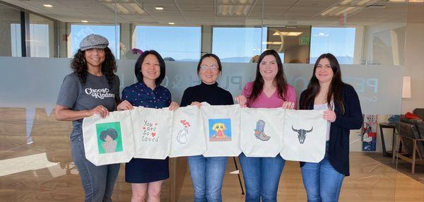 PP&Co Ladies' Group designed tote bags for Women's Month.