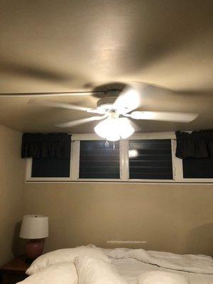 Changed out ceiling fan