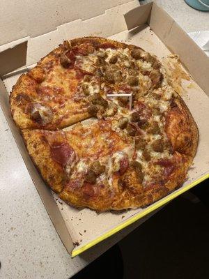 Half of a pizza??