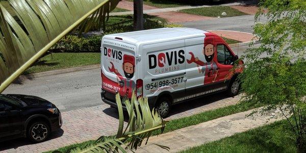 Discover the reliability and efficiency of Dovis Plumbing vans equipped with state-of-the-art tools for all your plumbing needs.