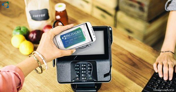 Uses your debit card and the Palisades FCU mobile app to pay with your smartphone.