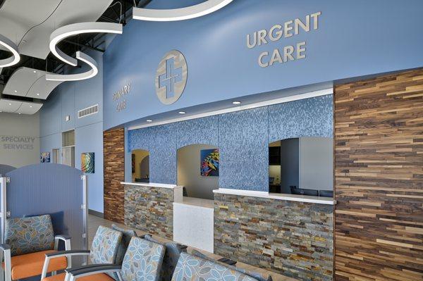 Waiting area for GRMC Urgent Care.