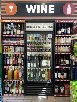 Pretty cool and convenient gas station with great booze selection