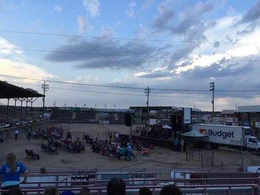 Concert at Dodge City Roundup Rodeo.