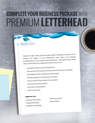 Letterhead with matching Envelopes