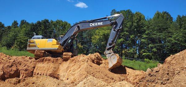 Chert, fill dirt, top soil