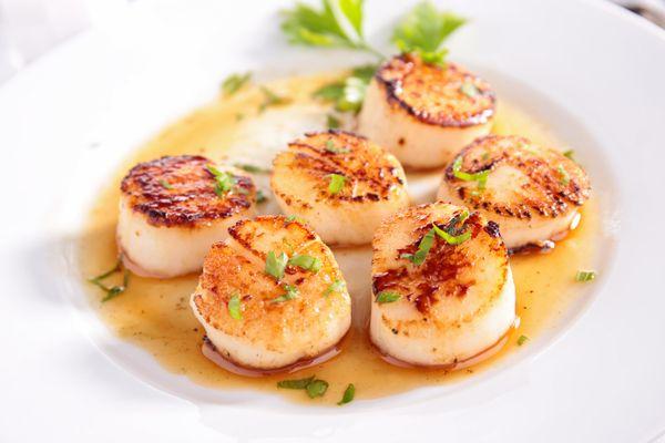 Broiled Sea Scallops