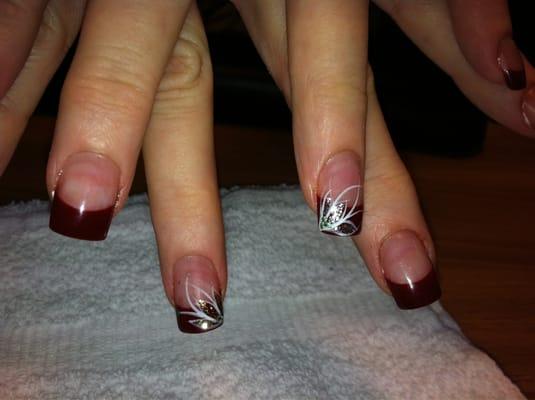 Nails done by Jackie