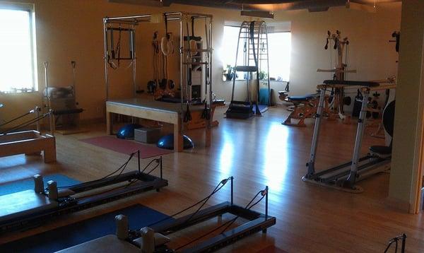 Pilates and GYROTONIC equipment at our beautiful Westwood studio