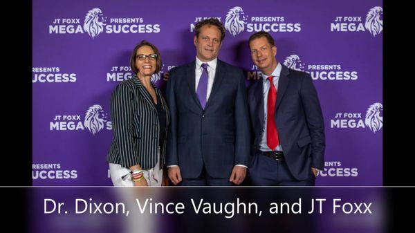 Dr. Bethany Dixon, Vince Vaughn, and JT Foxx