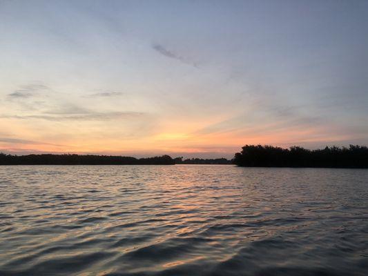 Sunrise kayaking this morning!