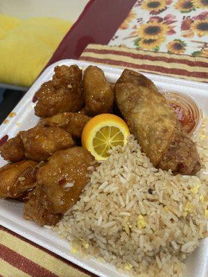 Orange Chicken Lunch Special