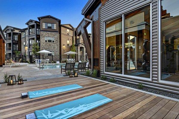 Outdoor Yoga deck