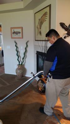 We offer carpet cleaning at a affordable price, call for free estimate.