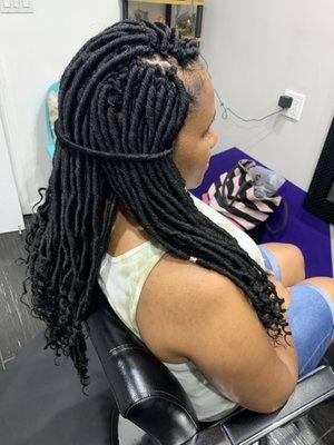 Boho Goddess faux locs