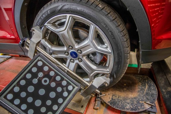 Request an alignment online by visiting https://www.hometowngarageportland.com/