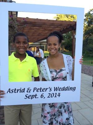 No this is not the Bride & Groom of 2014 but maybe 202???.  They will remember their visit to Rushing Waters Fisheries