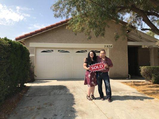 Ochoa Family exited to move into their first home