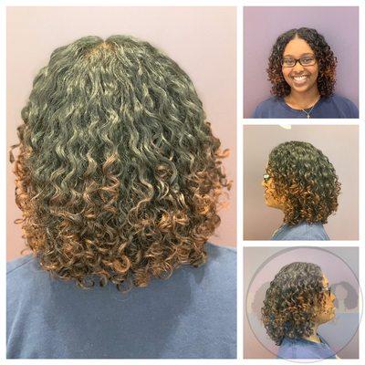 Natural Curl Style
 Add-On: DevaCut, Deep Conditioner