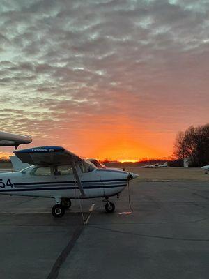 Sunset at the Airpark