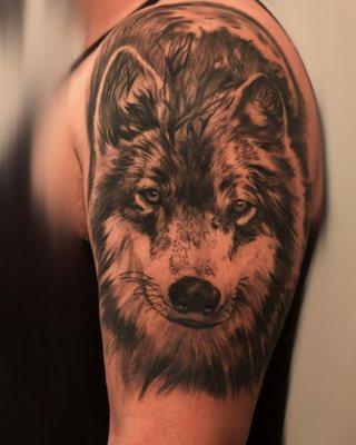 Wolf tattoo