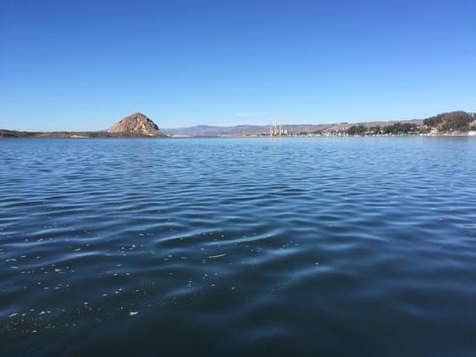 Morro Bay in the fall: 80 degrees, no fog, no wind, it is just gorgeous.