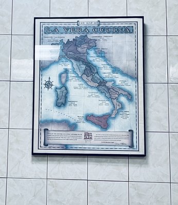 Map of Italy.