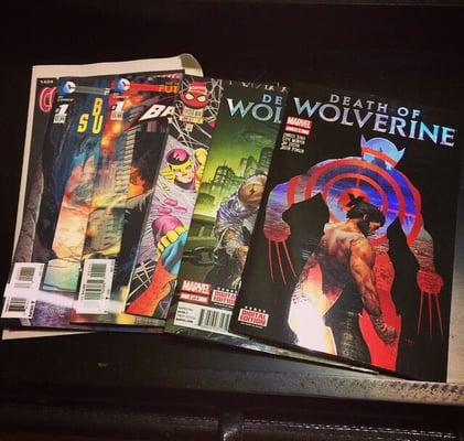 The comic books I picked up!