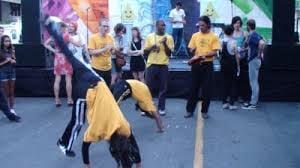 Students Playing Capoeira