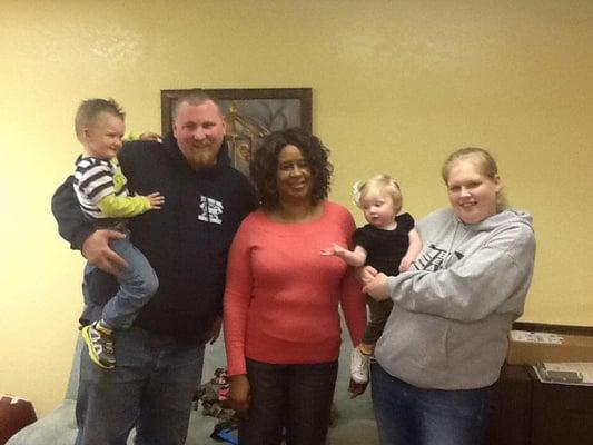 My Clients  from  Timpson ,Texas  & their beautiful family.