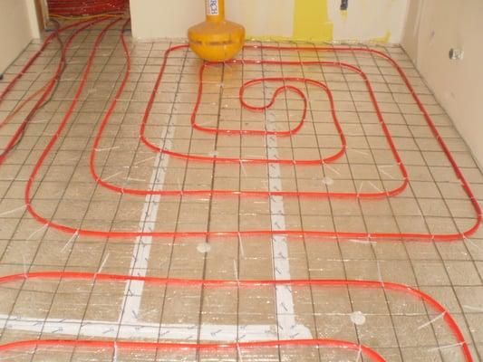 Radiant Heat Installation