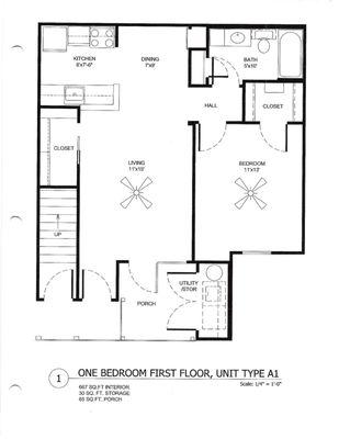 One bedroom