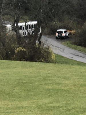 Stuck bud next to our Jeep